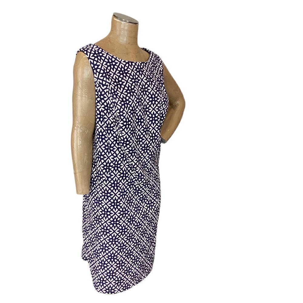 ALYX Geometric Print‎ Sleeveless Sheath Dress Plus Sz 22W #271D